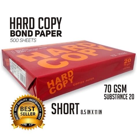 pambutas ng bond paper|Hard Copy Bond Paper SHORT Bond Papers 8.5x11 inches Substance 20.